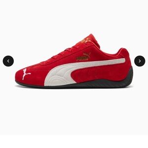 Puma Speedcat Vibrant Red and White Sneakers